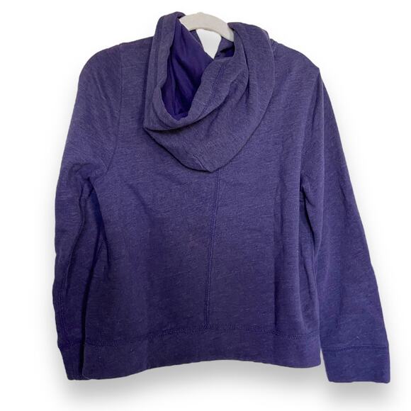 abercrombie kids Girls Hoodie Sz 11 12 Purple Sequined Full Front Zip Sweatshirt - Picture 3 of 8